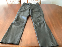 Pantalon de moto, 100% cuir véritable, marque Angora, gr. 9