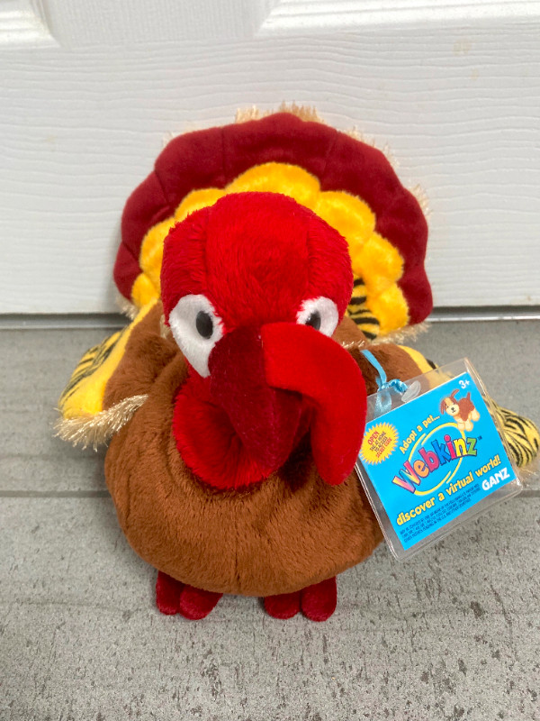 ***BRAND NEW*** Ganz Webkinz Gobbler Turkey WITH CODE for Sale in Garage Sales in Hamilton