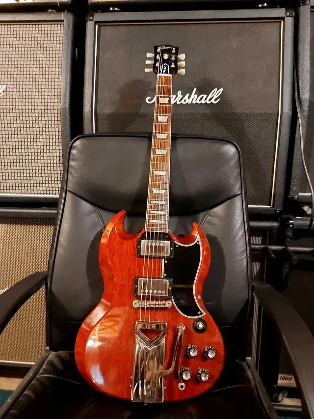 Gibson 60th anniversary customshop 61 Lespaul/sg limted edition in Guitars in City of Toronto - Image 10