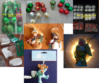 Christmas Ornaments or Tree Topper - Several To Choose From