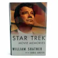 William Shatner - Star Trek / Movie Memories hardcover book