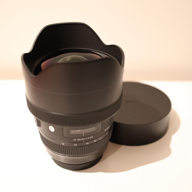 Sigma 12-24mm F4 DG HSM Art Lens for Canon EF Mount in Cameras & Camcorders in Markham / York Region