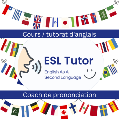 Tutorat d'anglais - English Tutor - Quebec Promo Pricing, View more