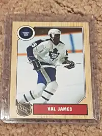 VAL JAMES. FIRST AFRICAN-AMERICAN NHL PLAYER