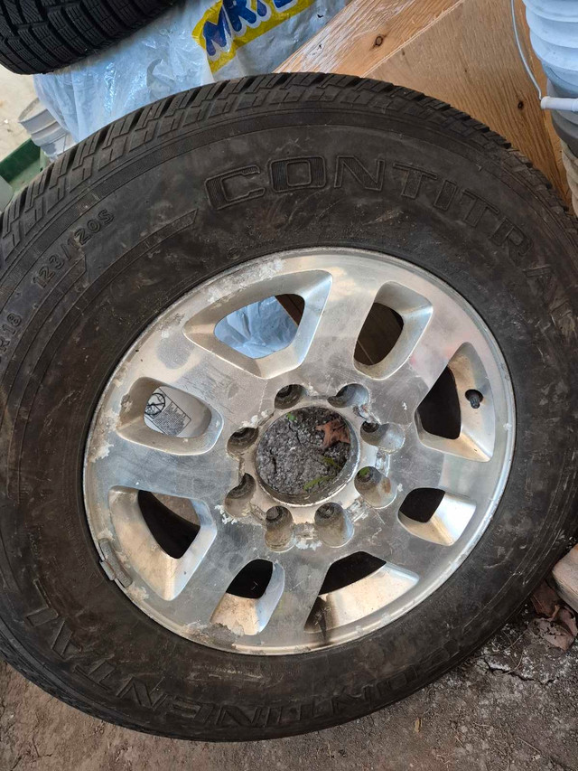 18inch 8 Bolt Aluminum Rim with Continental Tire Set of 4 in Tires & Rims in Kitchener / Waterloo - Image 4