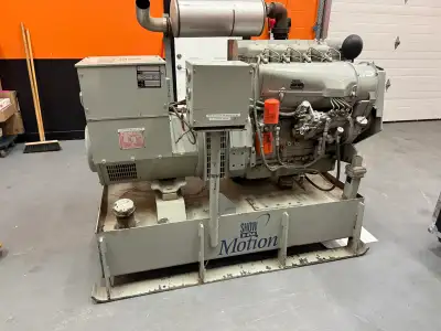 Deutz F4L912 Diesel Generator – Stamford 41.7 kVA – 120/208V 3-Phase Deutz F4L912 diesel-powered gen...
