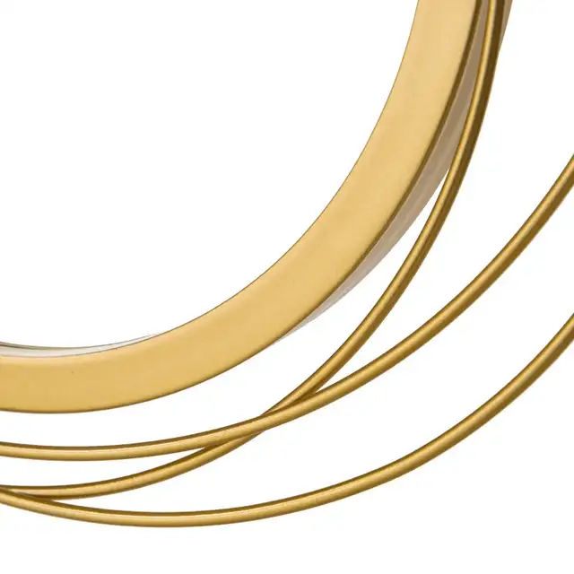 Metal Wall Art Gold Frame Circle Bathroom Mirror Decor Home Hang in Home Décor & Accents in Markham / York Region - Image 8