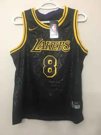 Brand new with tags listed as youth xl but fits like youth large Kobe bryant jersey PICKUP IN SCARBO...