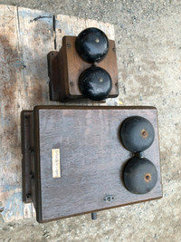 Vintage Northern Electric Wood Telephone