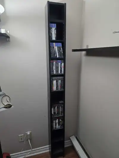 media shelves, View more