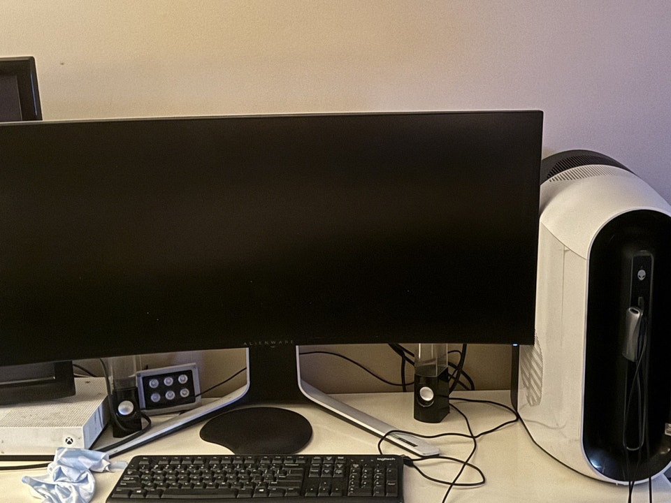 Rog Ally and Alienware Aurora r11 with Alienware Monitor | Desktop ...