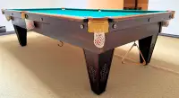 Chapman used 10' snooker table