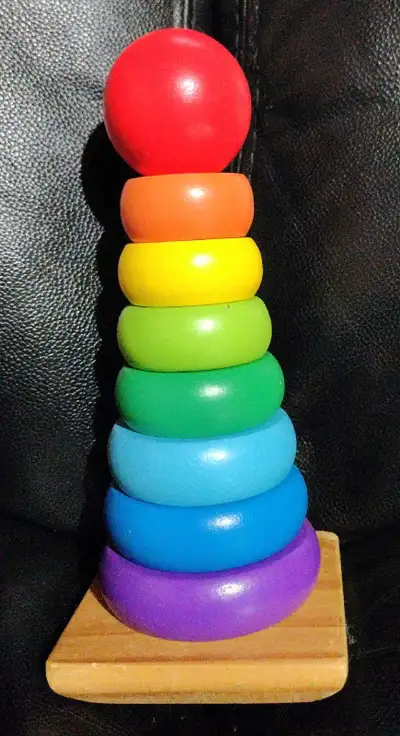 Melissa & Doug Rainbow Stacking Rings, View more