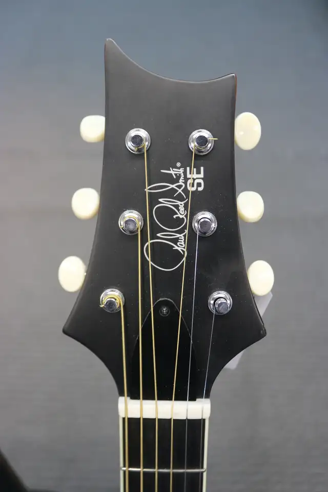 PRS SE P20- Parlor Acoustic Guitar with Gigbag - Satin Black Top in Guitars in City of Halifax - Image 3