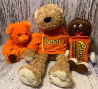 3 Hersey Reese’s Peanut Butter Cup Plush 