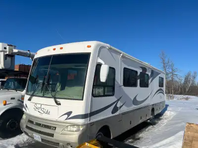 33 Foot A-Class RV for sale, Decent shape for the year. Gas V10 Ford engine. Low miles. Sold as is,...