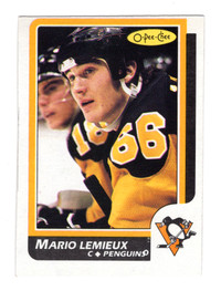 1986-87 O-Pee-Chee #122 Mario Lemieux NM-MNT SHAPE