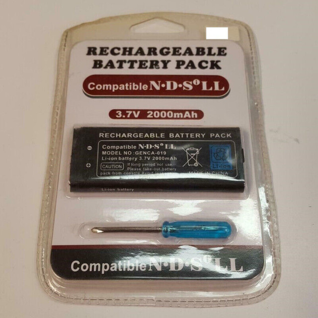 OEM New Battery Replacement Pack Nintendo DSi XL 2000mAh 3.7V Re in Nintendo DS in Calgary
