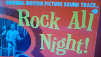 vintage Vinyl LP-ROCK ALL NIGHT! motion picture soundtrack 1957