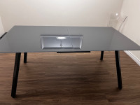 Extendable Glass Dining Table - Seats up to 8