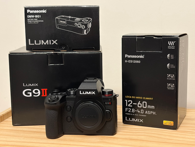 Panasonic Lumix G9II & Battery Grip + 12-60mm Leica f2.8-4 Lens!