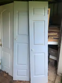 2, 18 inch closet doors