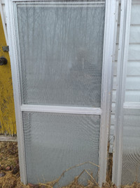 New and used Aluminum storm windows