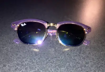 Kids Ray Ban Sunglasses Purple Frames & Lens, View more