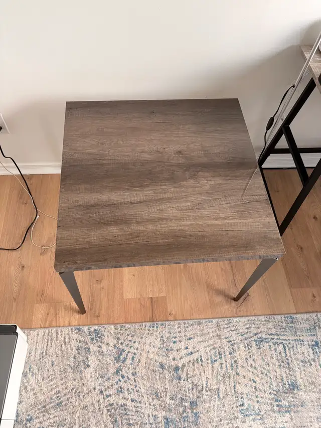 Modern Wooden Side / Coffee Table with Metal Legs in Coffee Tables in City of Toronto - Image 3