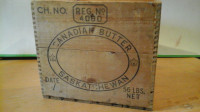 vintage butter box