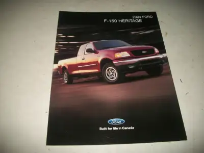 2004 FORD F-150 HERITAGE DEALER SALES BROCHURE. LIKE NEW!, View more