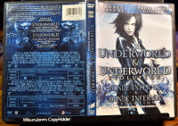 Underworld 1 & 2 DVDs