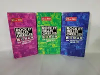 Rock Et Belles Oreilles THE VIDÉOCASSETTE Box Set Of 3 VHS Tapes