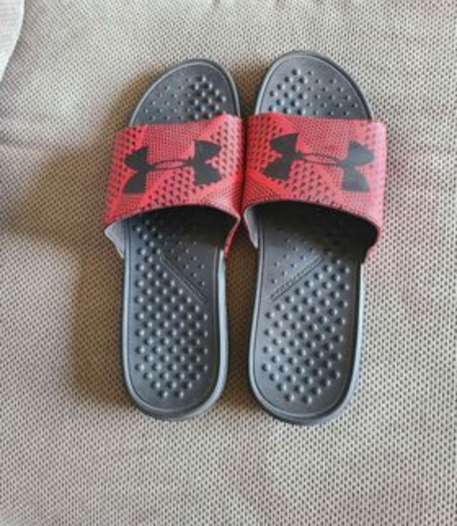 NEW - Men's Size 13 Under Armour Sandals (2 Pairs) in Men's Shoes in Brockville - Image 3