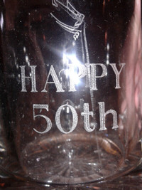 50TH BIRTHDAY GLASS MUG