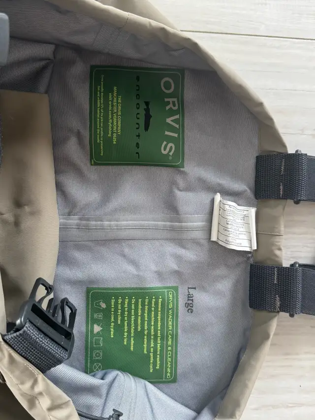 Orvis Encounter Waders and Cabelas boots in Fishing, Camping & Outdoors in Calgary - Image 4