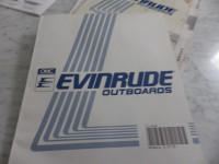 Evinrude Outboards  Factory Owners Manuals.  15$