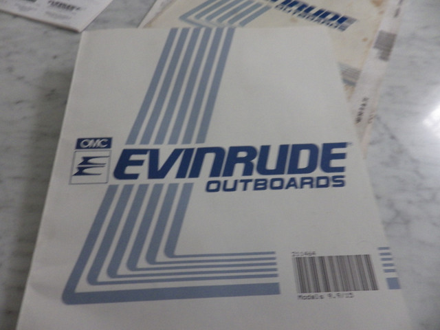 Evinrude Outboards  Factory Owners Manuals.  15$ in Powerboats & Motorboats in Thunder Bay