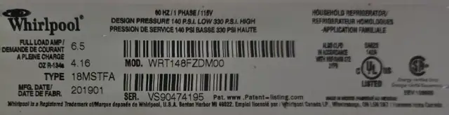 Whirlpool 30" Stainless Steel Fridge - Excellent Condition! in Refrigerators in City of Toronto - Image 6