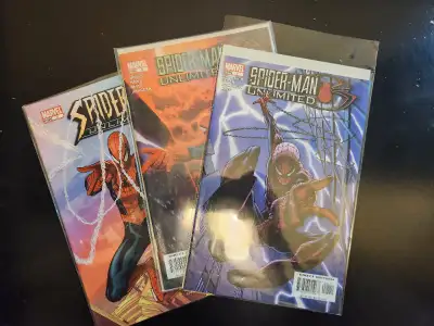 Marvel comics Spider-man unlimited vol 2 1-3, View more