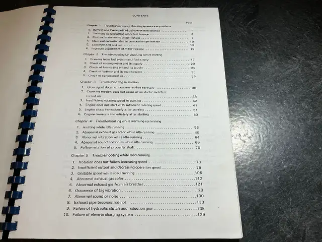 Mitsubishi Marine Diesel Engines Troubleshooting Manual in Non-fiction in Parksville / Qualicum Beach - Image 3