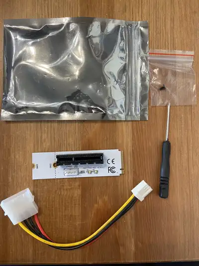 M.2 Adapter M2 NGFF to PCI-E 4X 1X Slot NVME Port to PCIe, View more
