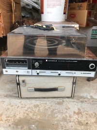 Stereo turntable and receiver/tape deck