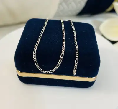 925 Italy silver anklet, View more