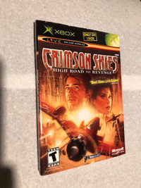 Xbox Crimson Skies High Road to Reveng manual original cover