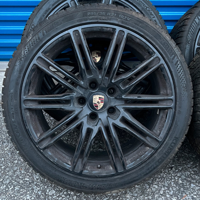 2018 Porsche Cayenne GTS 21" Original Rims & Winter Tires in Tires & Rims in City of Toronto - Image 3