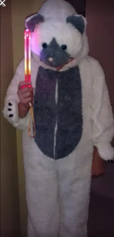Furry Polar Bear Costume , View more