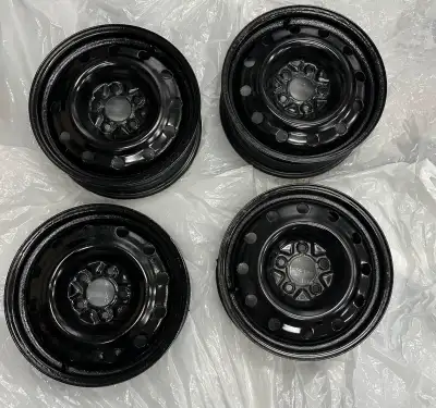 Up for sale are used black steel 16 inch rims. Recently refreshed and is an 8/10. Bolt pattern 5x114...
