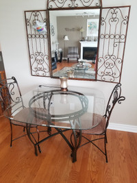 Glass Table and Chairs