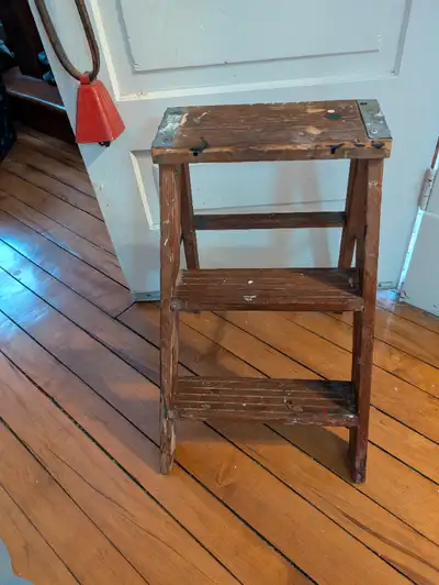 Antique Step Ladder for Decor, View more